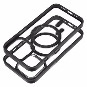 Suojakuori iPhone 13 PRO:lle Color Edge Mag Cover yhteensopiva MagSafe musta