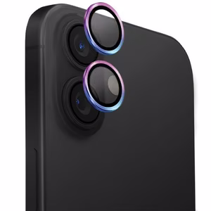 Uniq Optix alumiinikamerasuoja aplikaattorilla iPhone 16 / iPhone 16 Plus - iriseeraava