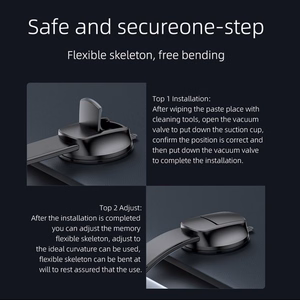 Magneettinen autopidike puhelimelle MagSafe-yhteensopiva Forcell F-Grip MagFlex tuulilasiin / kojelautaan musta
