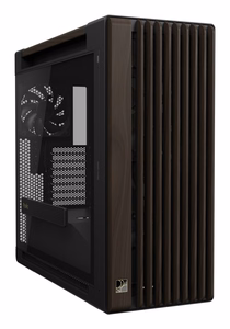 ASUS ProArt PA602 -keskikokoinen tornikotelo puuviimeistelyllä ja karkaistulla lasipaneelilla, musta