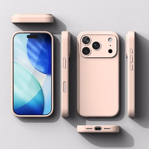 Ringke Silicone Magnetic MagSafe -suojakuori iPhone 17 Pro - pinkki
