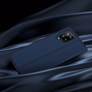 Dux Ducis Skin Pro Kirjahylly tyyppi tapauksessa Samsung Galaxy A22 4G sininen