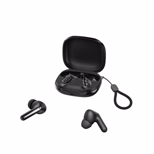 XO Bluetooth-kuulokkeet G53 TWS musta ANC + ENC telineellä