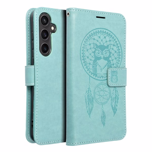 MEZZO Book Suojakuori Samsung S23 FE:lle dreamcatcher vihreä