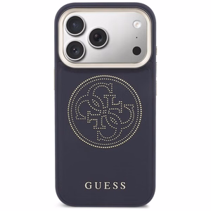Guess Perforated 4G MagSafe Suojakuori iPhone 17 Pro Max:lle - Sininen