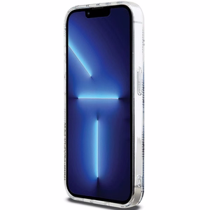 Karl Lagerfeld IML Choupette Head & Monogram suojakuori iPhone 15 Pro:lle - läpinäkyvä