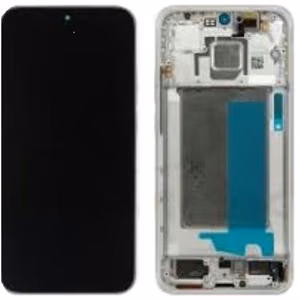LCD-näyttö Xiaomi Poco F7 5G kosketusnäytöllä kehyksellä hopeinen valkoinen alkuperäinen (service pack)