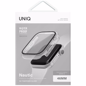 Uniq Nautic Suojakuori Apple Watch 46mm:lle - läpinäkyvä
