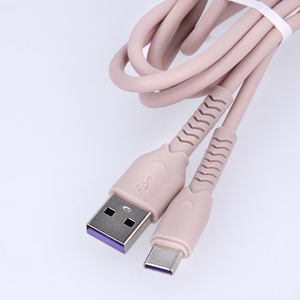Maxlife MXUC-04 kaapeli USB - USB-C 1,0 m 3A, pinkki