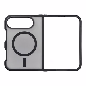 Musta Forcell F-Protect 4sD-i Smoke Hybrid Premium suojakuori iPhone Duo -puhelimelle, MagSafe-yhteensopiva