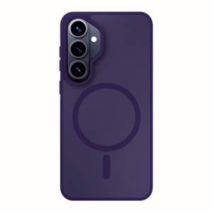 Samsung Galaxy S26+ – 3mk Smoke MagCase violetti puhelimen suojakuori