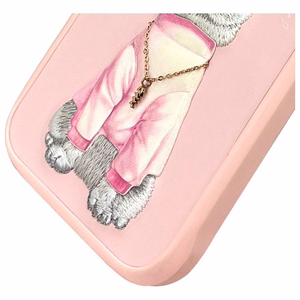 NIMMY Suojakuori GLASSES COOL CAT iPhone 16 Pro:lle vaaleanpunainen