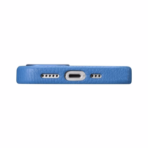iCarer Litchi Premium Nahkakotelo iPhone 14 Plus Magneettinen nahkakotelo MagSafe vaaleansininen (WMI14220711-LB)