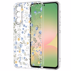 Tech-Protect FlexAir Suojakuori Samsung Galaxy A27 - Läpinäkyvä Kukkainen
