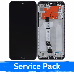LCD Display Compatible With Xiaomi Redmi Note 8T With Frame / Moonshadow Grey / (Service Pack)