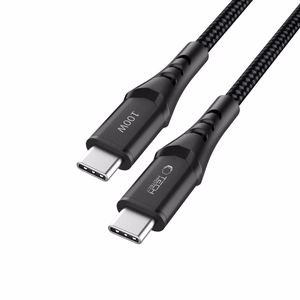 Tech-Protect Ultraboost UB11T USB-C / USB-C PD 100W / QC3.0 kaapeli 200 cm - musta