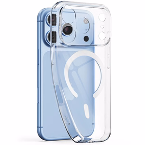 Tech-Protect FlexAir MagSafe -suojakuori iPhone 17 Pro Max / 18 Pro Max -malleille, läpinäkyvä