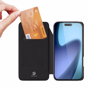 DUX DUCIS lompakkosuojakuori SKIN PRO iPhone 17 Pro:lle musta