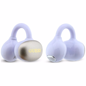 Wireless earphones OWS Guess Metalic Finish Electropated Parts Classic Logo purple