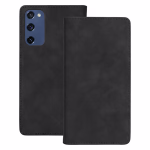 Smart Suede -kuori Samsung Galaxy S20 FE / S20 Lite / S20 FE 5G musta