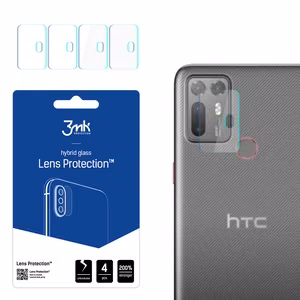 3MK Flexible Glass Lens Hybridilasi HTC Desire 20 Plus kameralle 4 kpl