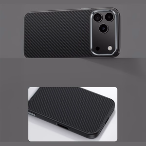 Benks Magnetic Armor Pro 600D -kevlar-kuori metallikehyksellä (C.K.FL.AP.BK.BA72) iPhone 18 Pro / 17 Pro -puhelimiin, musta