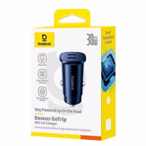 Autolaturi Baseus GoTrip 2xUSB-C 30W musta C00072300123-01
