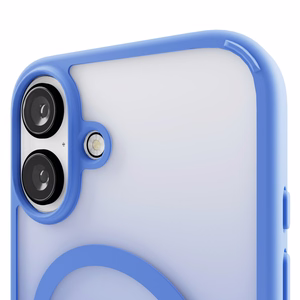 Puro Gradient MagSafe silikonisuoja iPhone 16 - sininen