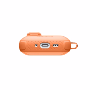 AmazingThing Titan Pro Mag Case Clear Suojakuori AirPods Pro 3 -kuulokkeille - oranssi
