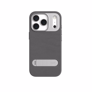Moshi Kameleon MagSafe suojakuori iPhone 17 Pro -laitteelle, jalustatoiminnolla, Midnight Gray -värinen