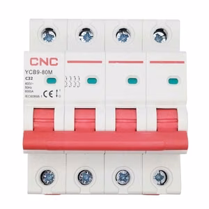 CNC YCB9-80M C32-johdonsuojakatkaisija, 4P, 6 kA