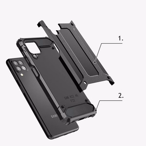 ARMOR-suojakuori Samsung A22 5G, musta
