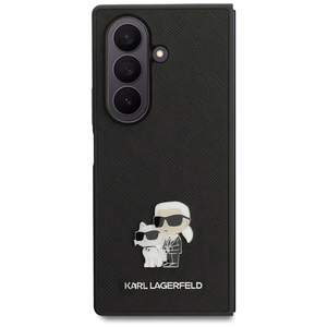 KARL LAGERFELD suojakuori Samsung Z Fold7 KLHCZFD7SAPKCNPK (Saffiano KC PIN) musta