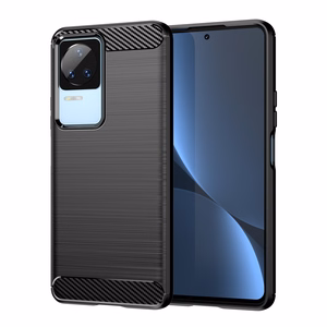 Hiili Kotelo Xiaomi Poco F4 5G joustava silikoni hiili kansi musta