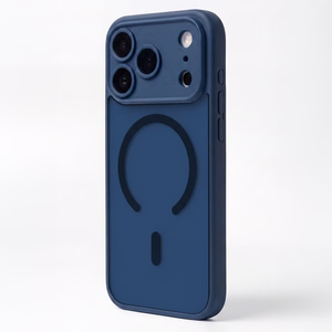 Mag Matt Suojakuori iPhone 16 Pro Max 6,9" tummansininen kameransuoja