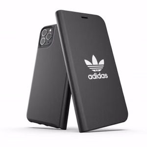 Adidas OR Booklet Case Basic iPhone 11 Pro Maxille - musta ja valkoinen