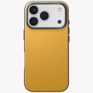 Uniq Lyden DS Suojakuori iPhone 17 Pro:lle Magclick Charging - keltainen-harmaa