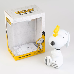 Snoopy LED-yövalo lapsille, 26.7 × 18.5 cm
