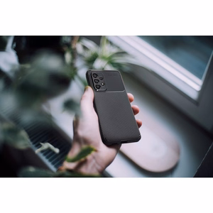 Suojakuori Samsung A37 5G:lle Carbon Premium musta
