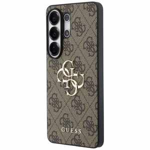 Guess 4G Big Metal Logo Case for Samsung Galaxy S26 Ultra - Brown