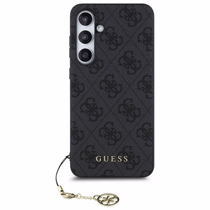 GUESS suojakuori SAMSUNG S24 FE GUHCS24FEGF4GGR (HC PU 4G Charm) harmaa