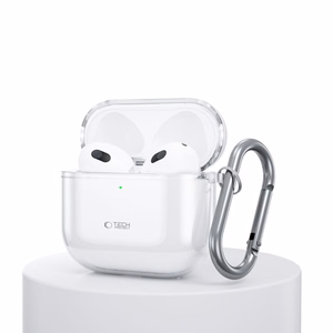 Tech-Protect FLEXAir Suojakuori Apple AirPods 4:lle - läpinäkyvä