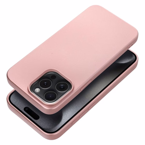 Metallinen Suojakuori iPhone 15 PRO MAX:lle vaaleanpunainen