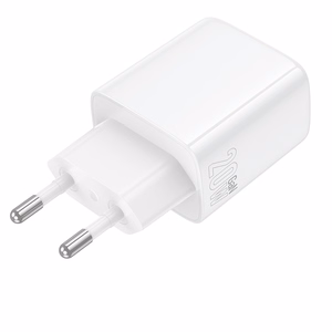 Borofone Wall charger BN27 Fuente - USB + Type C - QC 3.0 PD 20W white