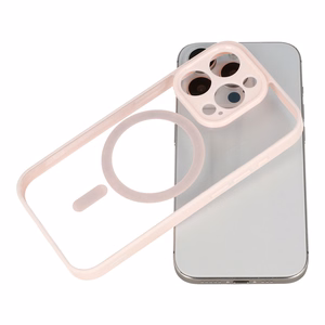 Acrylic Color MagSafe Suojakuori Samsung Galaxy S24 FE:lle vaaleanpunainen