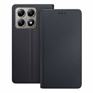 3mk Wallet Case Xiaomi 14T:lle - musta