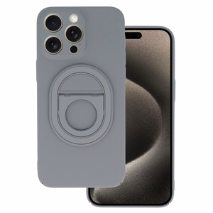 Tel Protect Magnetic Elipse Case for Iphone 15 Pro grey