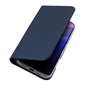 DUX DUCIS Skin Pro Lompakkosuojakuori iPhone 16 Pro Max:lle - sininen