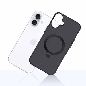 3mk Smoke Case Mag&Stand iPhone 17:lle - Musta