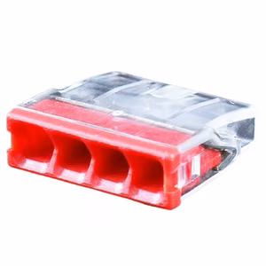 Jatkosliitin, 4x 0,5-2,5mm², 24A, 450V, 100 kpl
